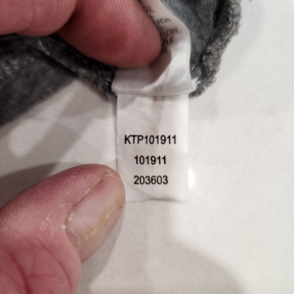 J Jill Shirt Womens Large Gray Cotton Modal Stretch Turtleneck Long Sleeve - Picture 8 of 12